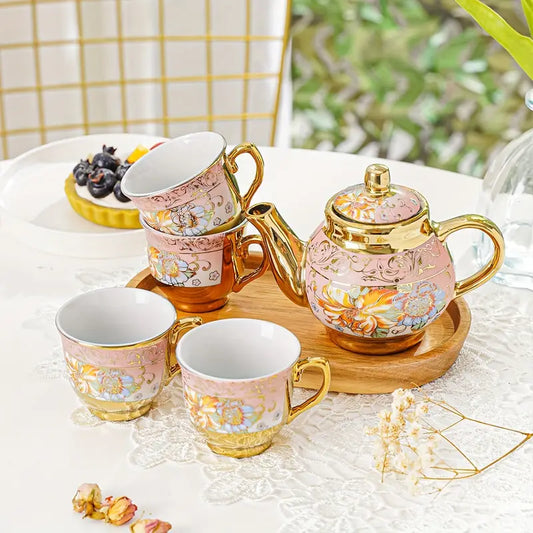 5pcs/set Porcelain Tea Set