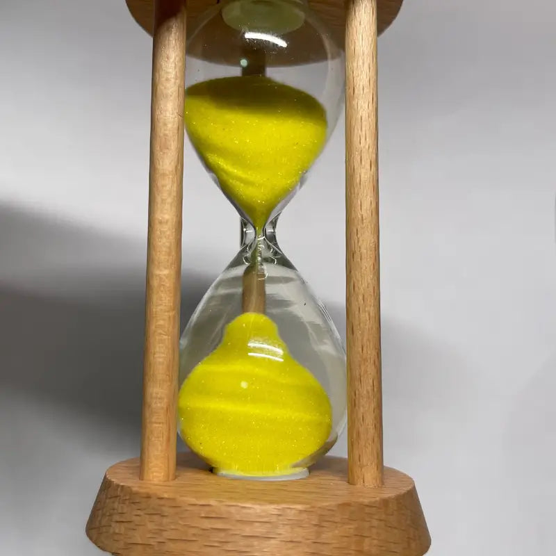 3-Minute Wooden Sand Clock