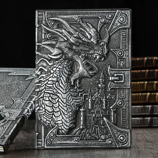 3D Dragon Embossed Notebook